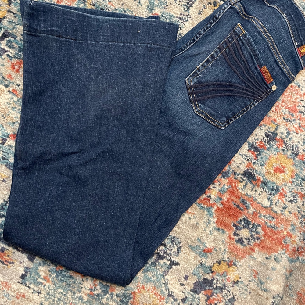 Seven for All Mankind Dojo bell bottom jeans.